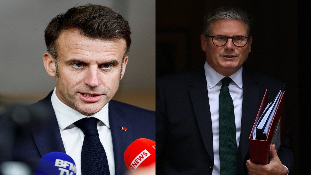 ماكرون وستارمر يرأسان اجتماعا لحلفاء أوكرانيا في 24 شباط