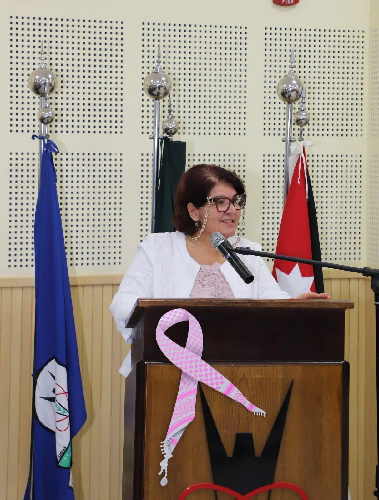 الشريفة نوفة بنت ناصر ترعى فعالية اليوم الوردي لجامعة اليرموك