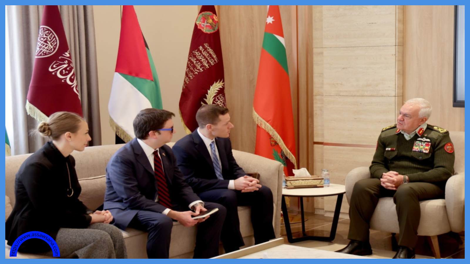 الحنيطي يستقبل وفداً من الكونغرس