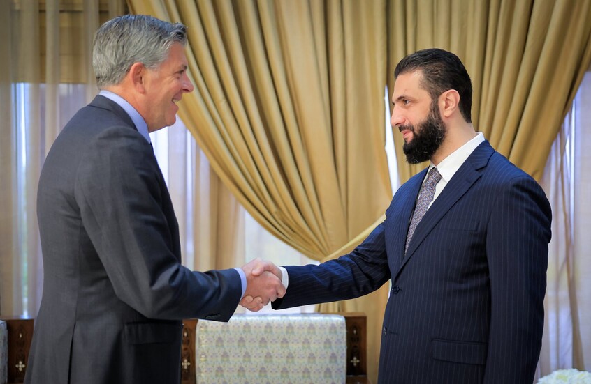 الشرع يستقبل وفدا من الكونغرس الأمريكي في دمشق