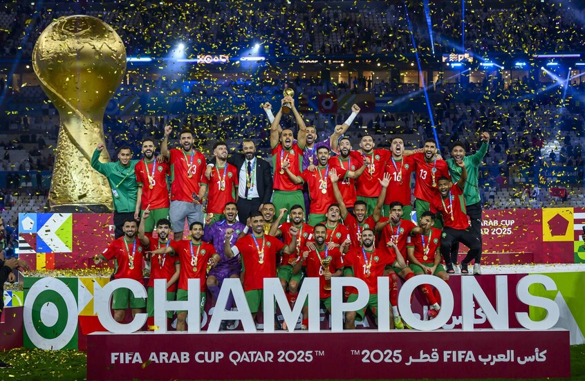 قيمة المكافأة المالية التي حصدها المغرب بكأس العرب