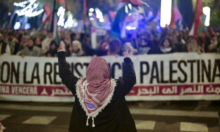 مسيرات في أكثر من 40 مدينة إسبانية للتضامن مع فلسطين  ..  صور