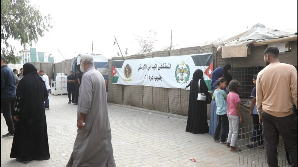 الميداني الأردني جنوب غزة/8 يستقبل أكثر من ثلث سكان القطاع