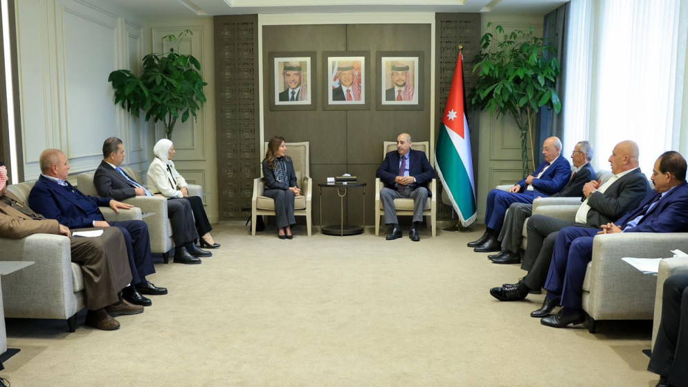 القاضي يستقبل رئيسة المركز الوطني لحقوق الإنسان