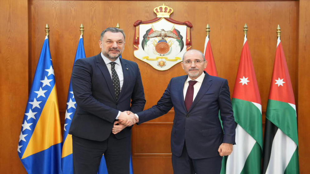 مباحثات أردنية بوسنية بشأن الأوضاع في غزة وسوريا