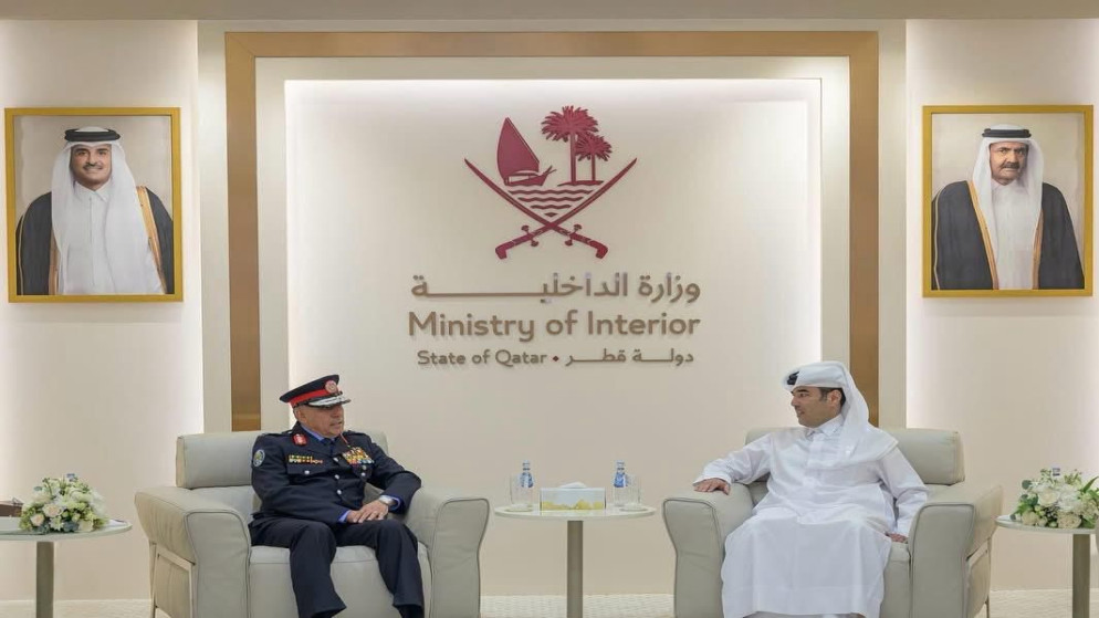 اللواء المعايطة يزور قطر ويلتقي وكيل وزارة الداخلية