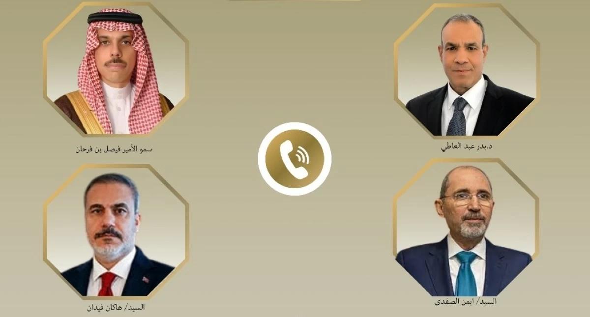 مباحثات تركية أردنية مصرية سعودية بشأن الصومال وغزة