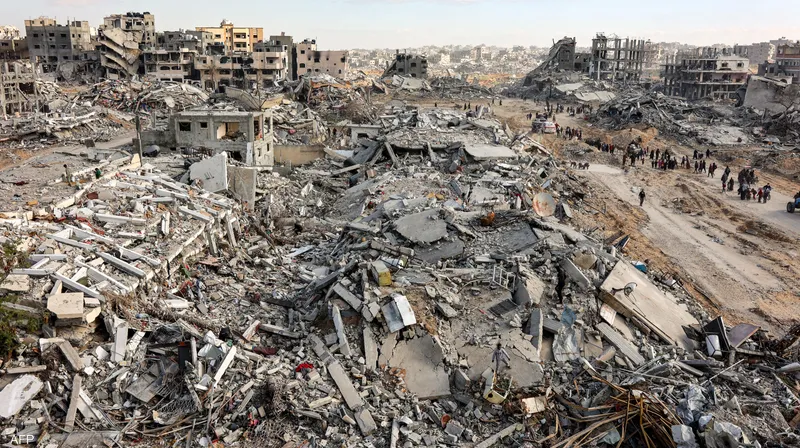 الأمم المتحدة: 87 بالمئة من أراضي غزة تضررت بسبب الحرب 