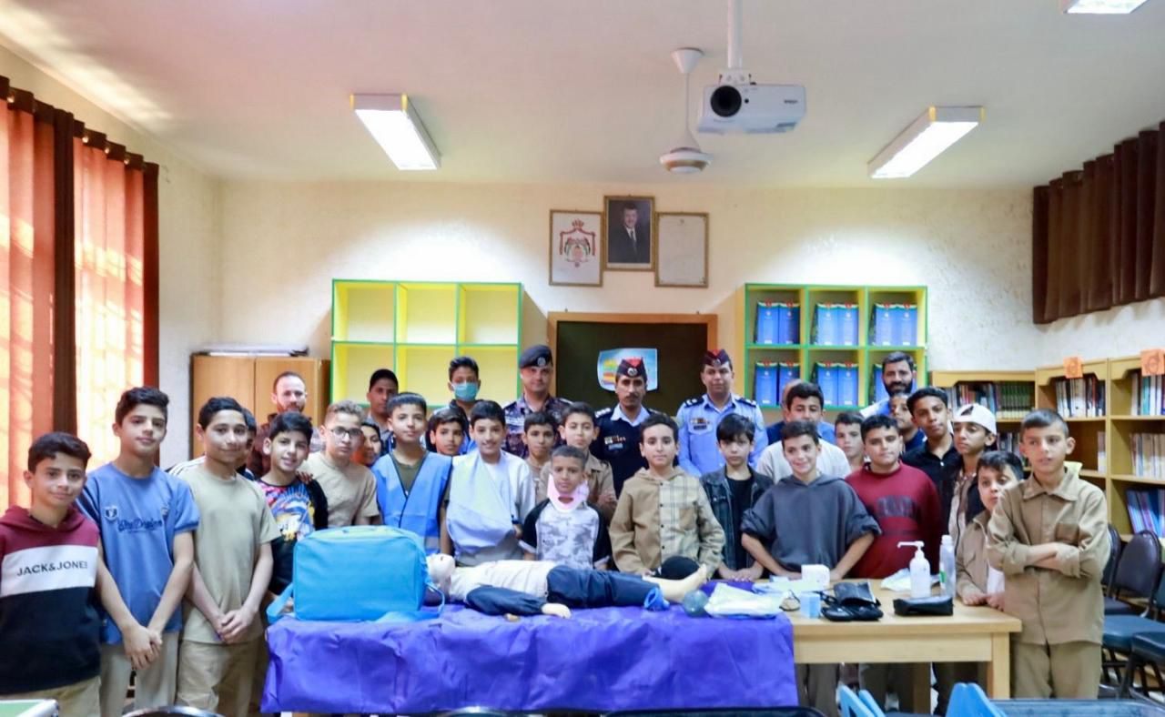 مديرية الأمن العام تطلق برنامج المسعف الصغير