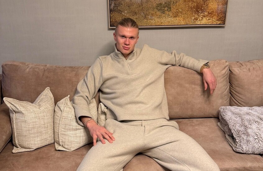 اللاعب هالاند يشعل ضجة في النرويج 