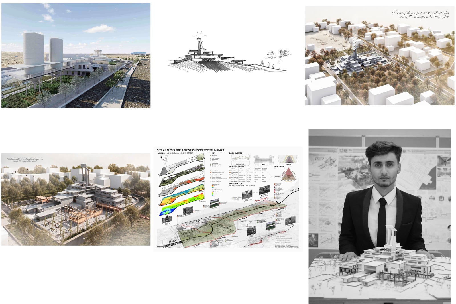 الهاشمية تحصد المركزين الأول والثاني في المسابقة العالمية "إعادة إعمار غزة الدولية"