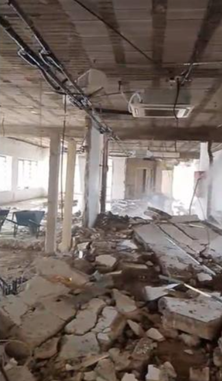 بلدية إربد: لا انهيار في مجمع السفريات