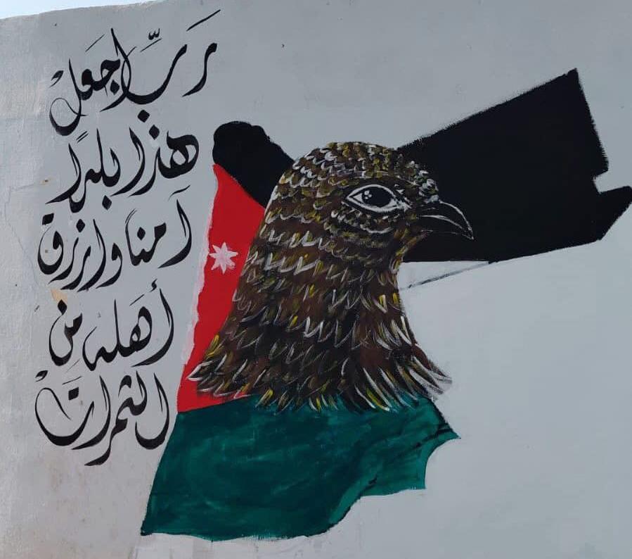 بلدية الهاشمية تنفذ رسومات جدارية بمشاركة متطوعين