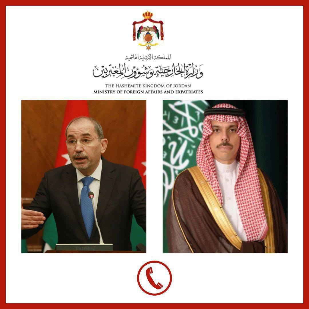 وزير الخارجية يبحث مع نظيره السعودي التصعيد بالمنطقة