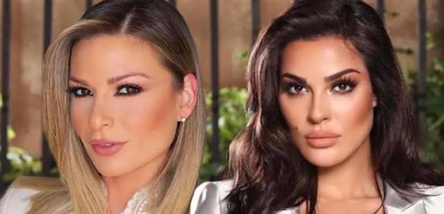 بسبب الرجال ..  باميلا الكيك تستفز نادين نجيم ورد ناري من الأخيرة