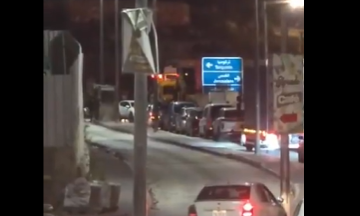 إصابة مجندة بجيش الاحتلال بعملية دهس قرب حلحول  ..  فيديو