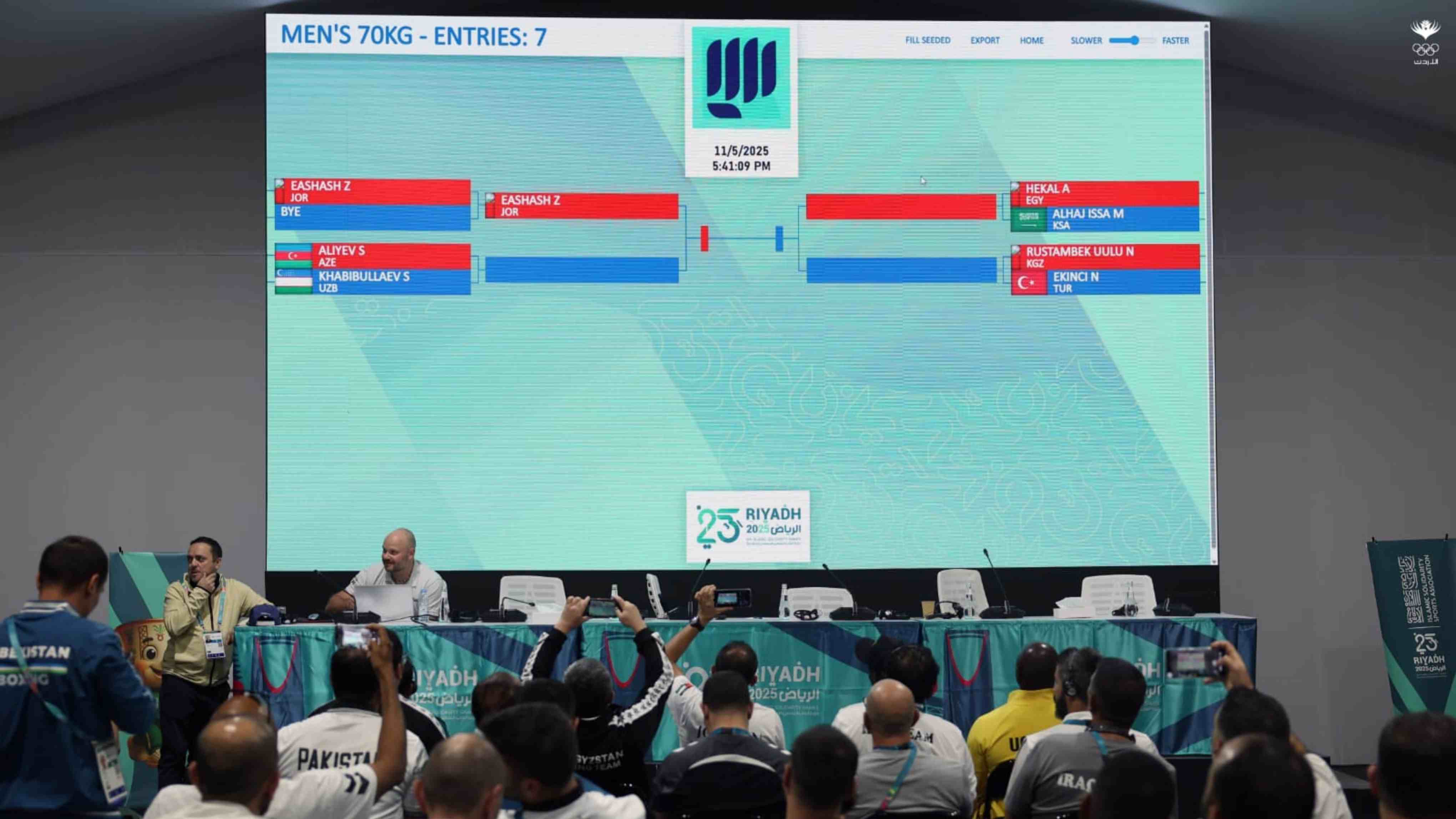 منتخب الملاكمة يتعرف على منافسيه بدورة ألعاب التضامن الإسلامي