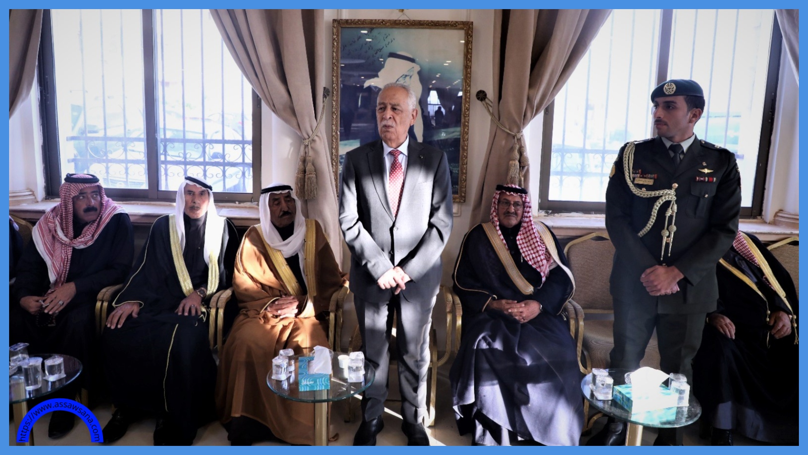 العيسوي يعزي عشيرتي الفايز والزين