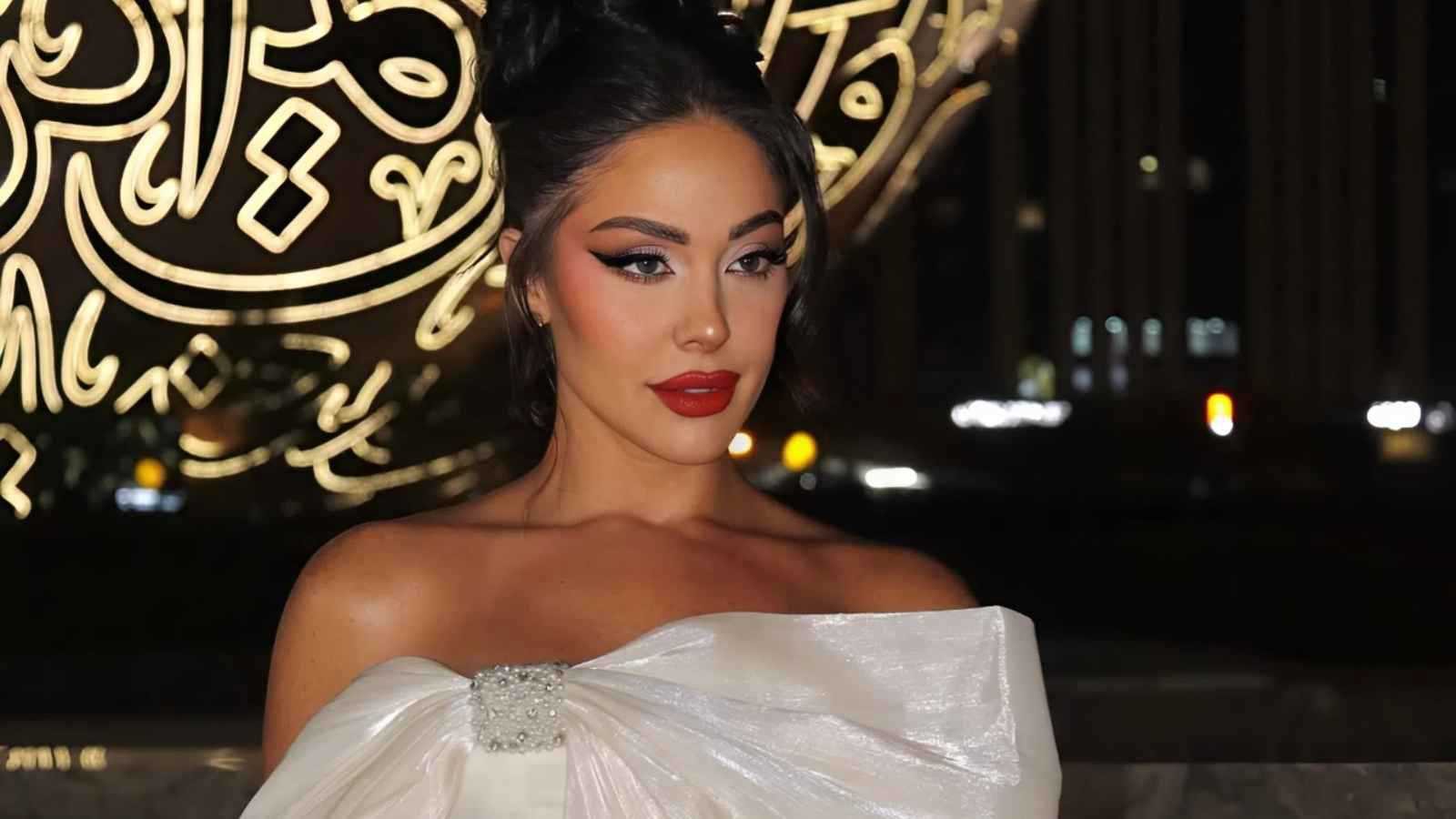 هيا كرزون تحتفل بزفافها الفاخر في دبي .. فيديو 