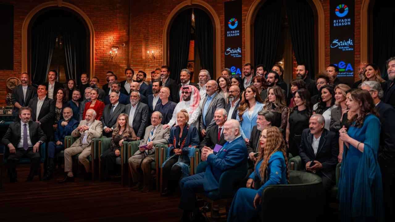 تركي آل الشيخ يجمع أساطير الدراما السورية بالرياض