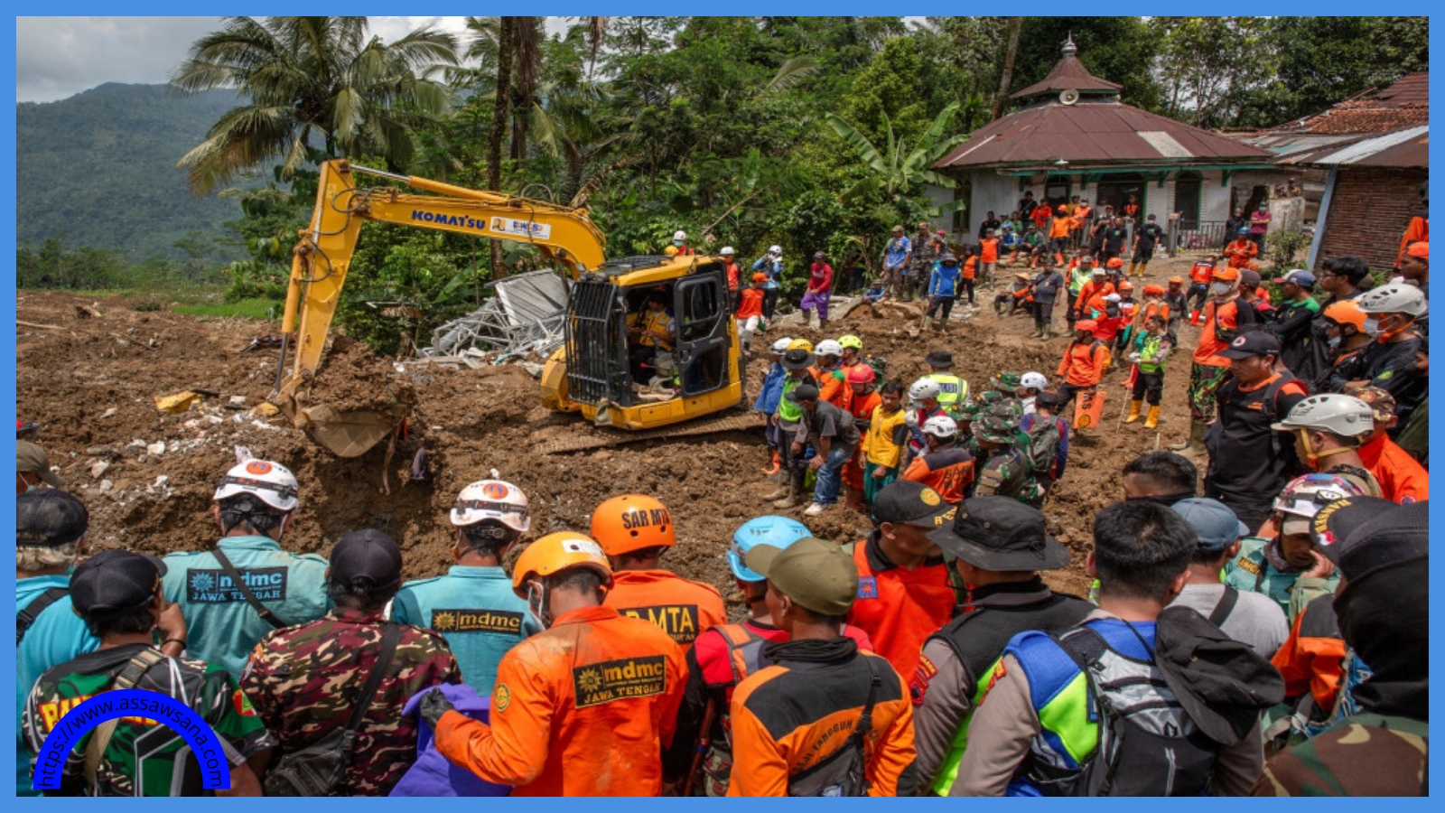 ارتفاع حصيلة ضحايا انهيارات التربة بإندونيسيا إلى 30 قتيلاً