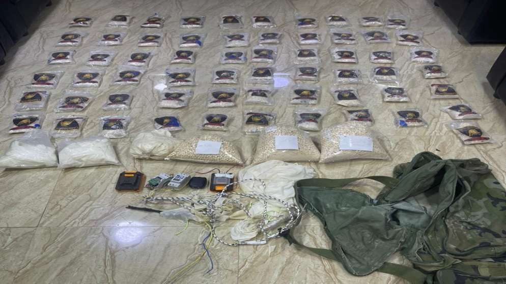 المنطقة العسكرية الشرقية تحبط محاولة تهريب مواد مخدرة بواسطة بالونات