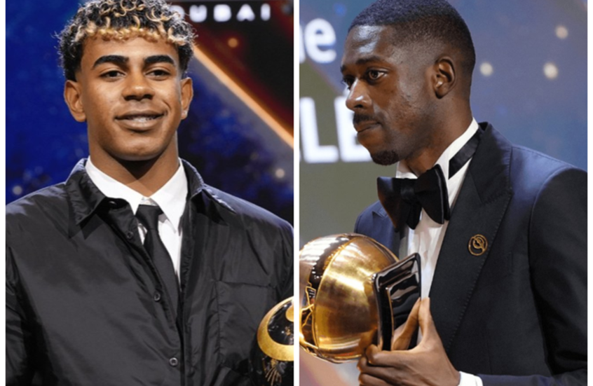 ديمبيلي يتوج أفضل لاعب عالمي في غلوب سوكر