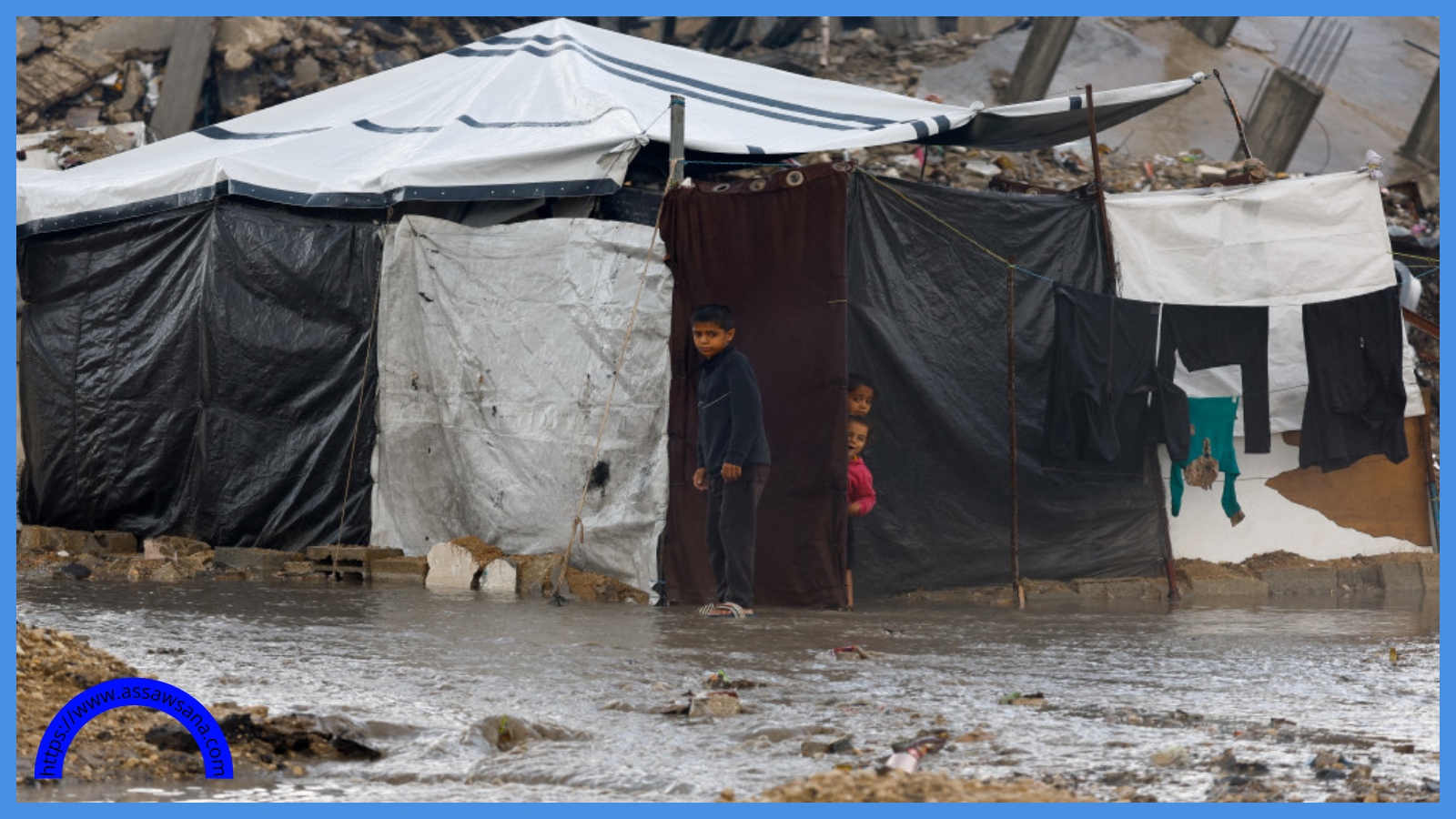 آلاف النازحين في غزة يواجهون ظروفاً قاسية