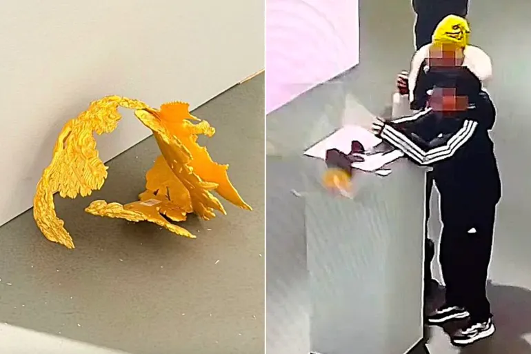 طفل يسقط تاجًا ذهبيًا بقيمة 322 ألف دولار في متحف بكين 