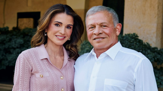 الملكة رانيا تهنئ الملك بعيد ميلاده الـ64