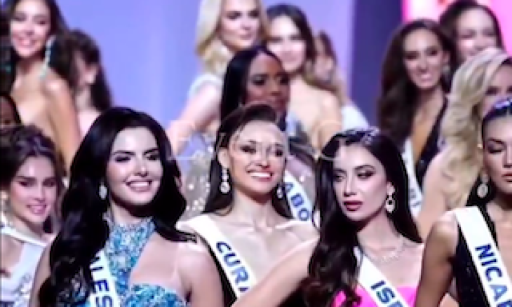 نظرات إسرائيلية عدائية لملكة جمال فلسطين تثير الجدل  ..  فيديو 