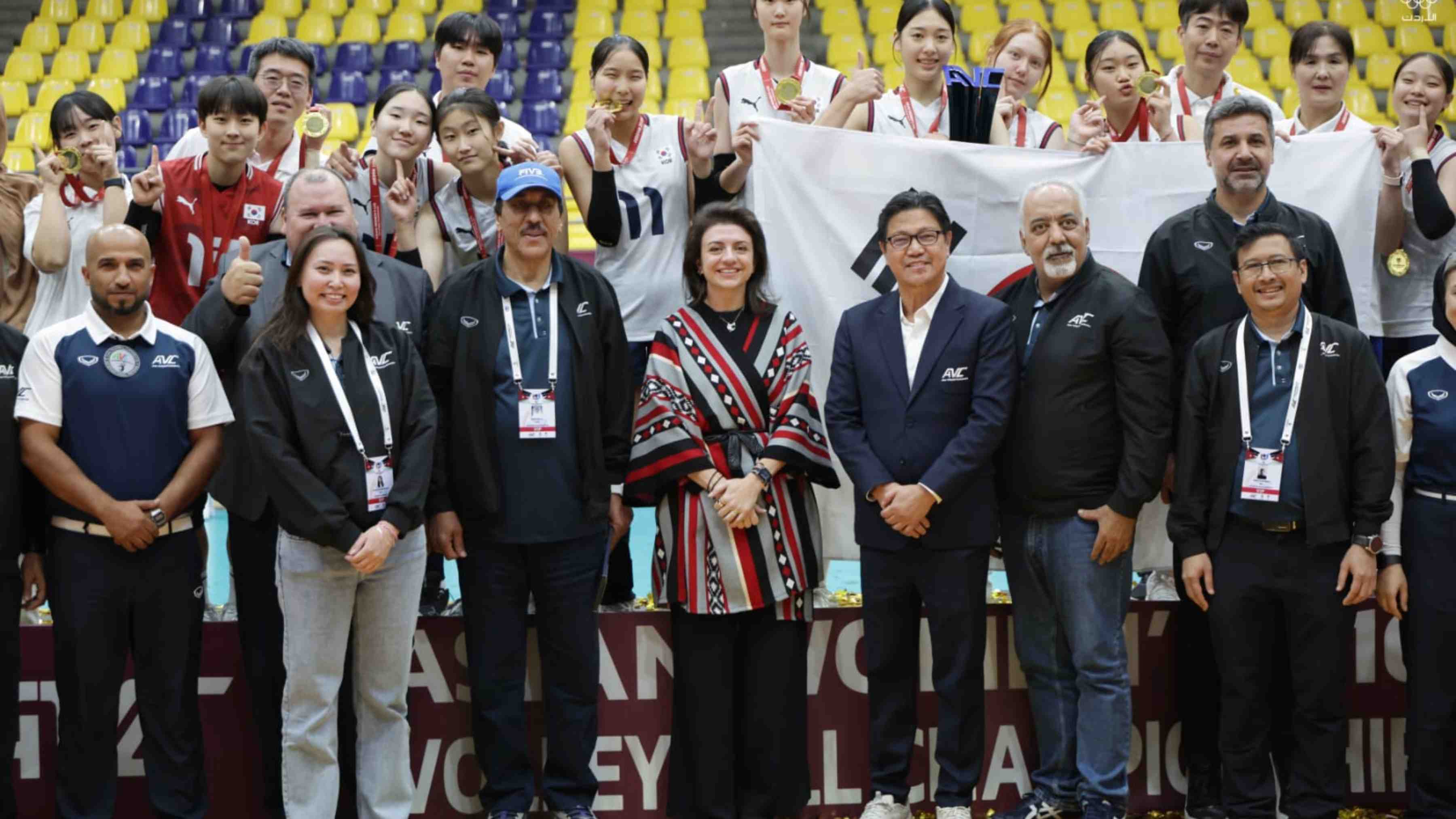 الأميرة آية بنت فيصل تتوج منتخب كوريا بلقب آسيا للناشئات