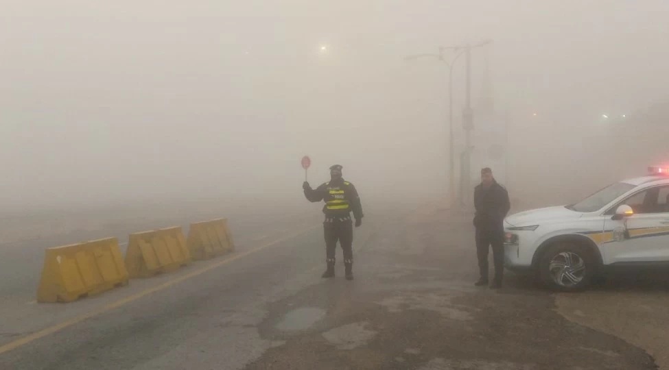 تدنّي الرؤية في رأس النقب والدوريات تدعو للحذر الشديد