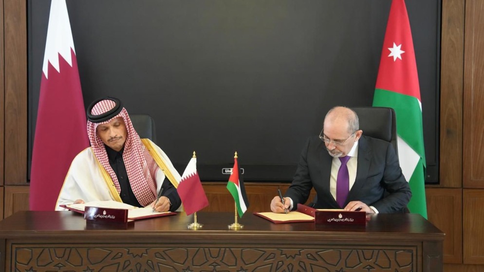 الأردن وقطر يوقعان اتفاقيات تعاون في مجالات عدة