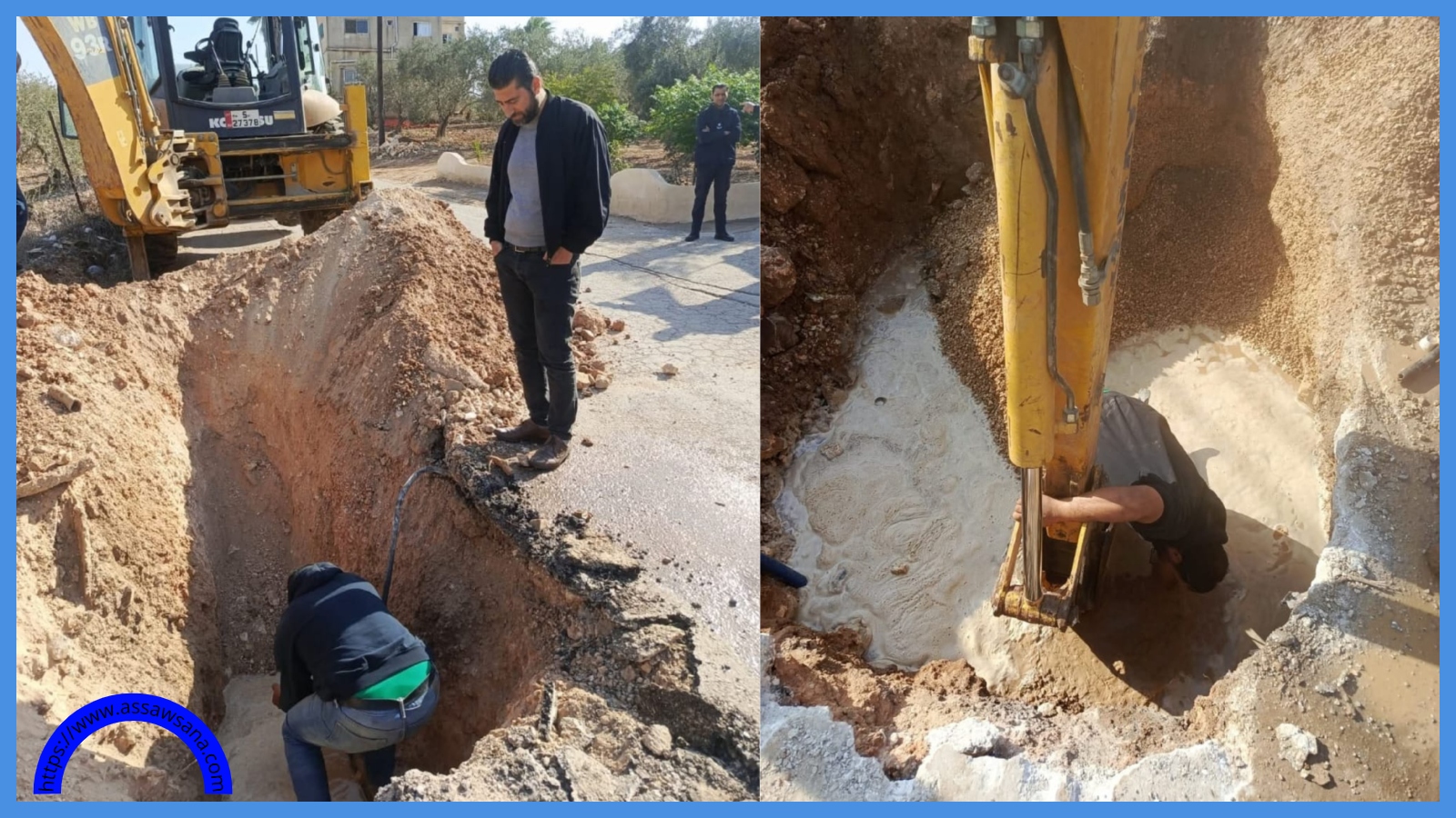 فصل اشتراكين مخالفين على خطوط ناقلة للمياه ببني كنانة