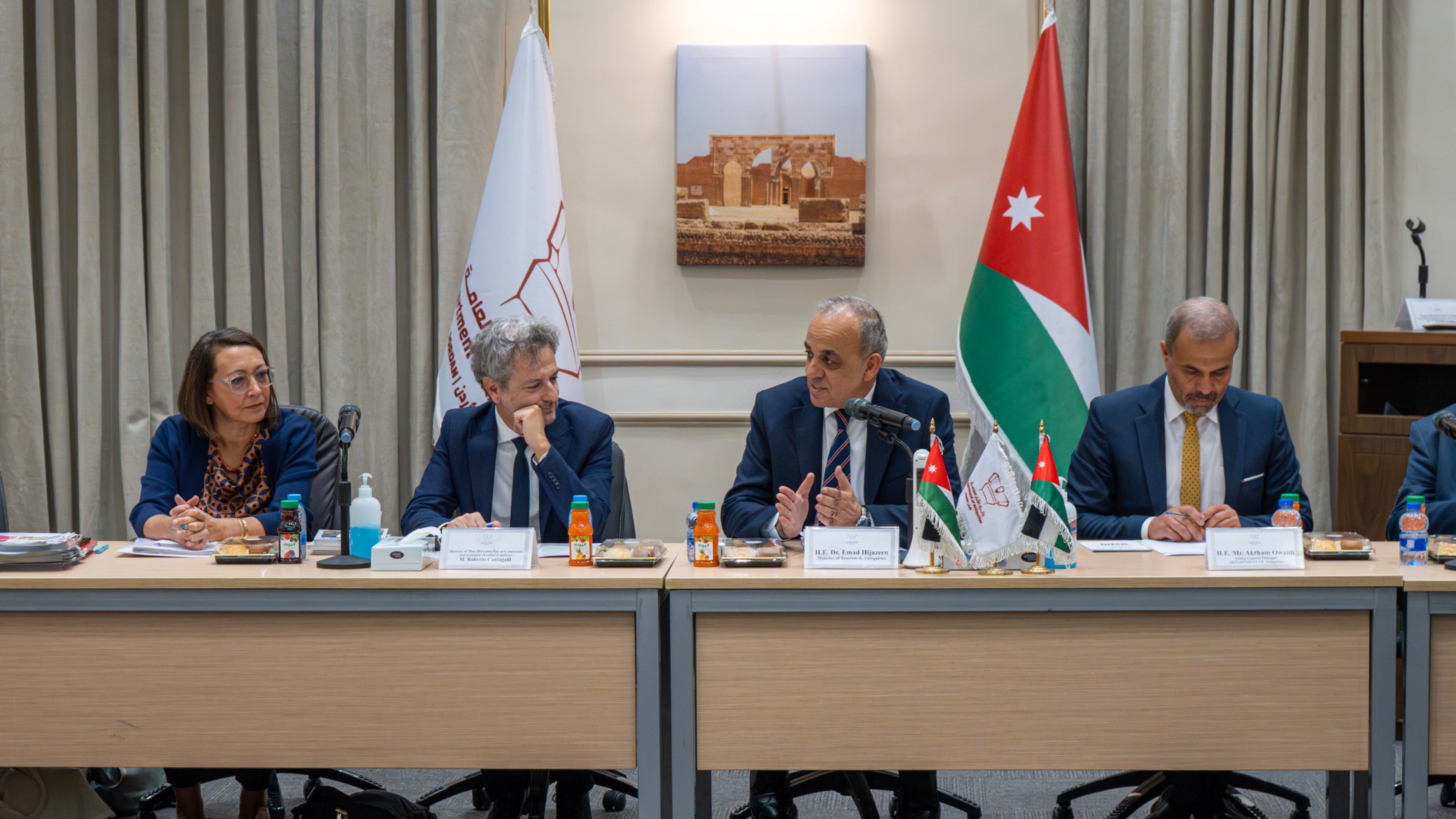 مشروع أردني إيطالي لتعزيز التدريب السياحي والفسيفساء