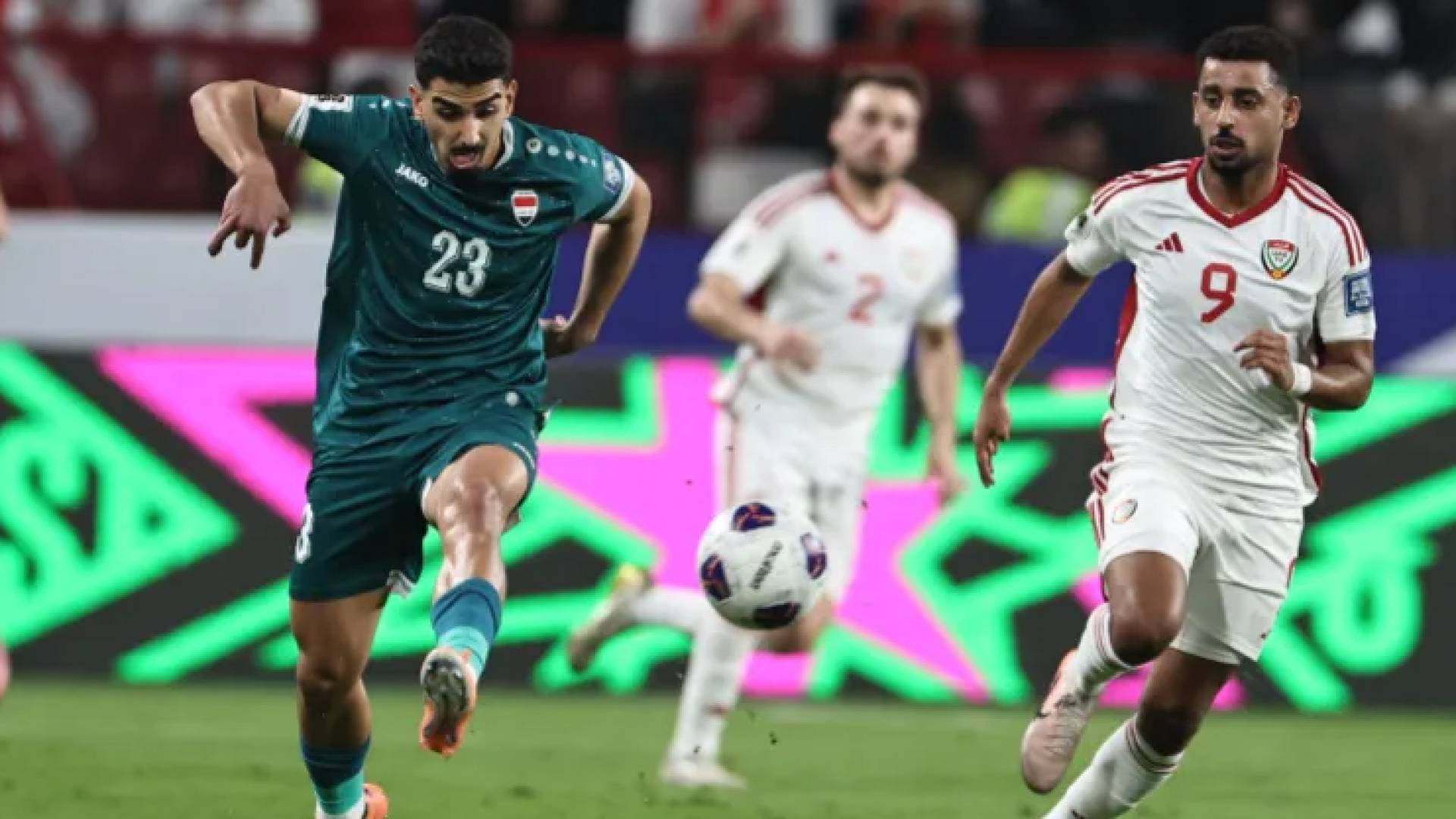 تعادل مثير يحسم ذهاب ملحق المونديال بين الإمارات والعراق