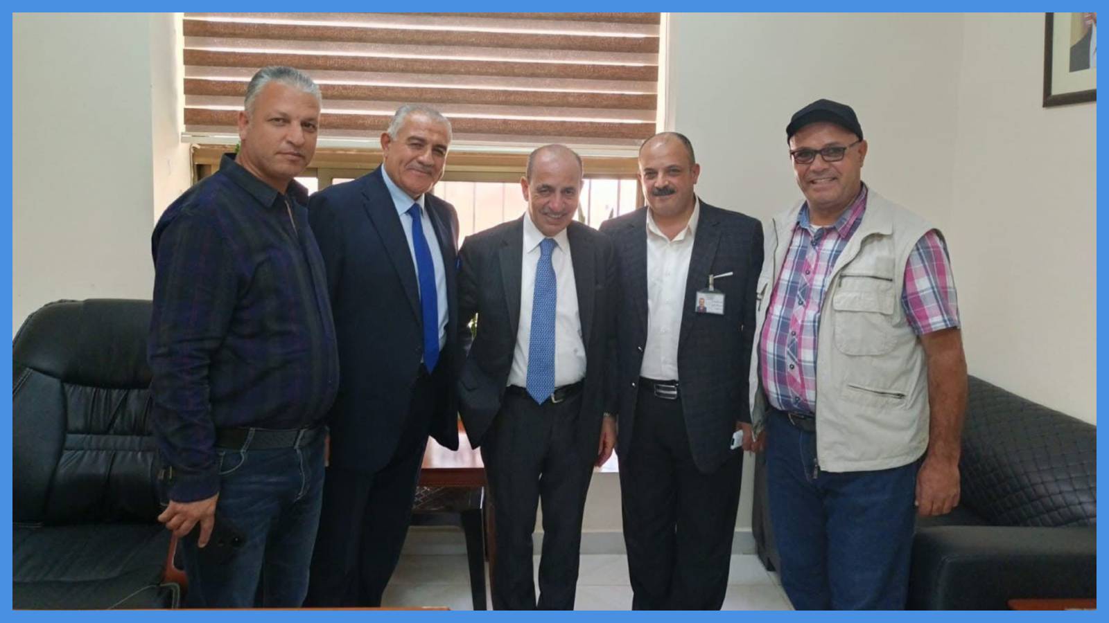 وزير الإدارة المحلية يزور بلدية غرب إربد