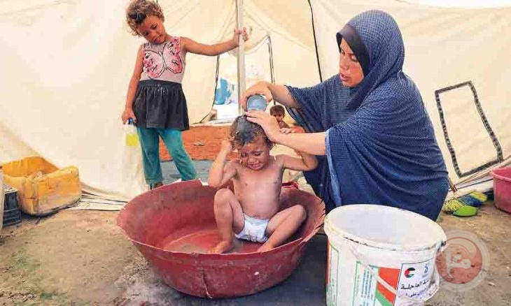 أونروا تحذر من نقص مستلزمات النظافة بغزة 