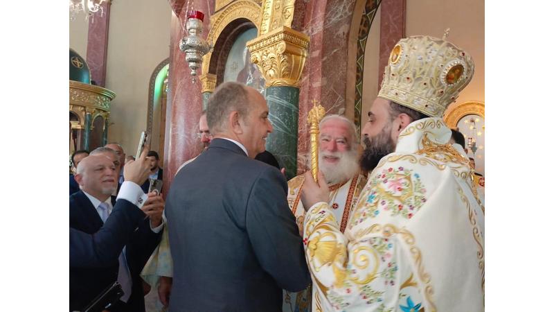 تنصيب الأزرعي مطرانا ببطريركية الروم الأرثوذكس في مصر