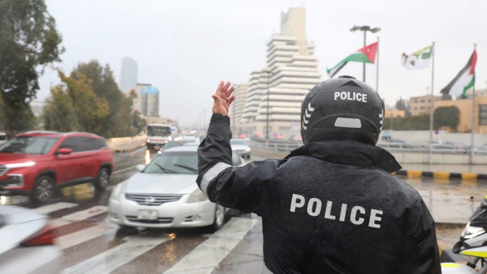 الأمن العام يجدد تحذيراته مع تعمّق تأثير المنخفض الجوي