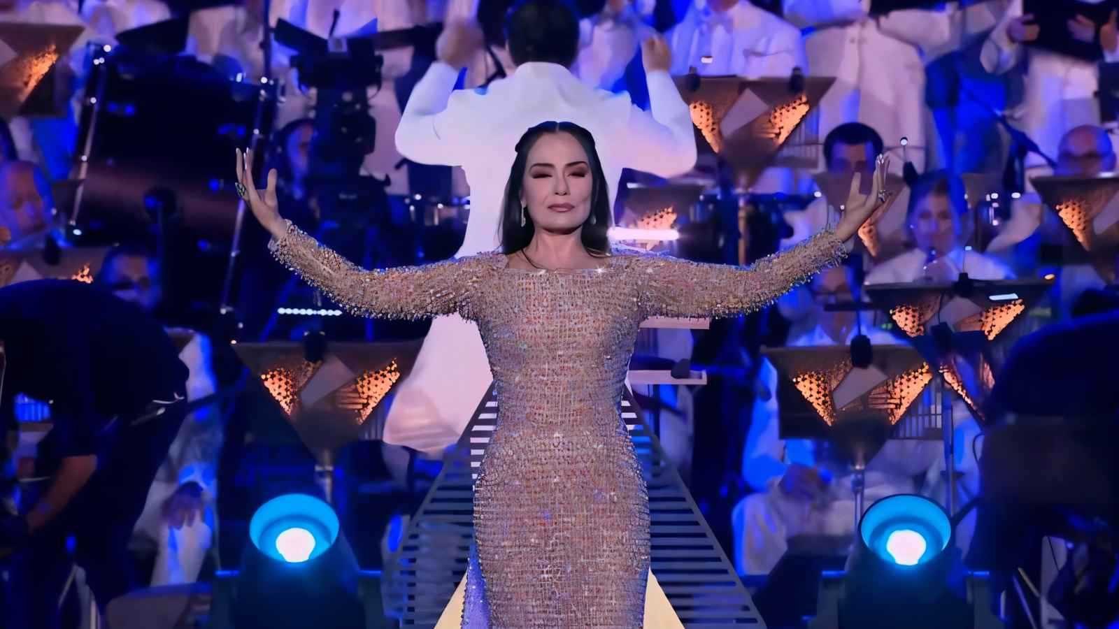 شريهان تتأثر بعد مشاركتها في افتتاح المتحف المصري