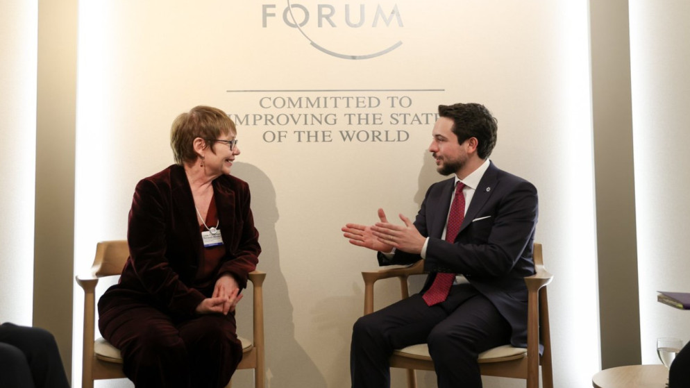 ولي العهد يبحث مع أوديل باسو توسيع الشراكة