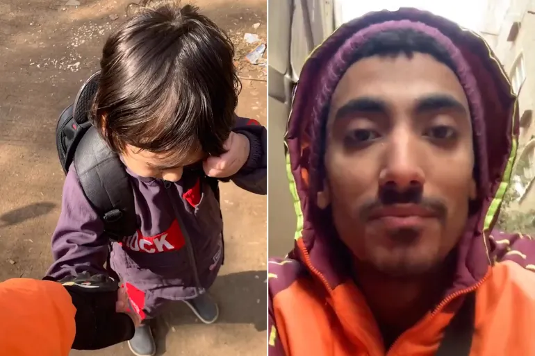 مهمة غير عادية لعامل توصيل مصري 