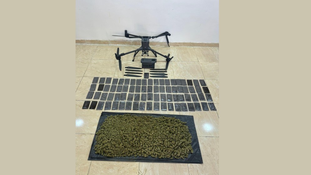 المنطقة العسكرية الجنوبية تحبط محاولة تهريب مواد مخدرة بواسطة مسيرة