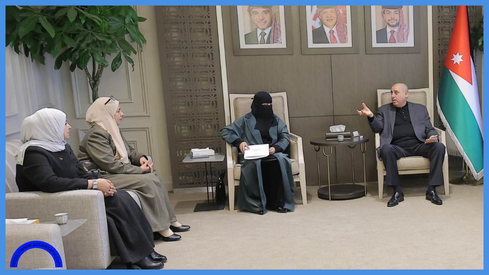 القاضي يلتقي لجنتي الطاقة والمرأة وشؤون الأسرة