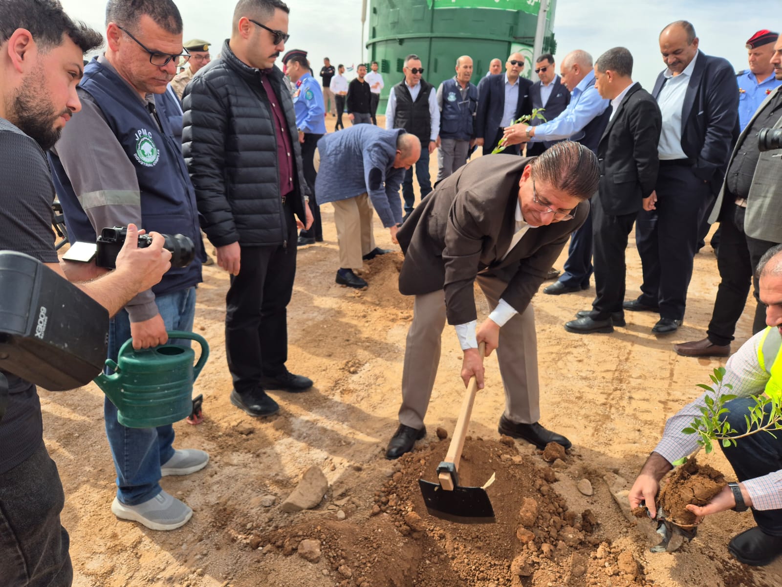 الفوسفات الأردنية تدشّن المرحلة الرابعة من مشروع تخضير جبل الجبس