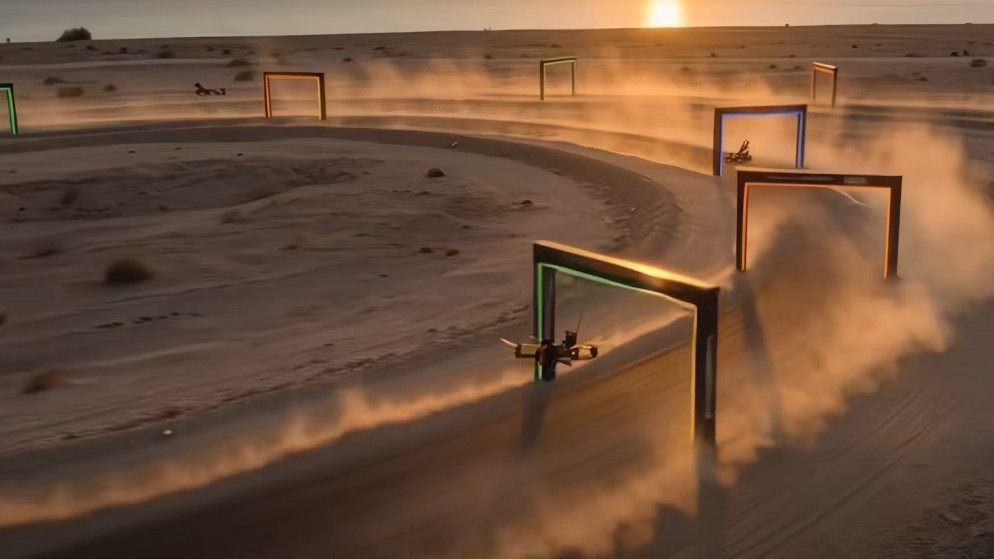 انطلاق المرحلة الثانية من سباق الطائرات المسيّرة بالبحر الميت