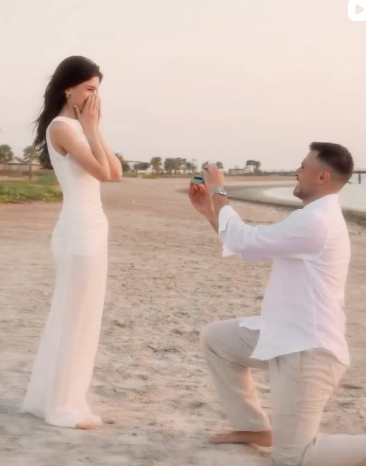 خطوبة سيدرا بيوتي ورامي حمدان تتصدر الترند بمليون إعجاب  ..  فيديو 