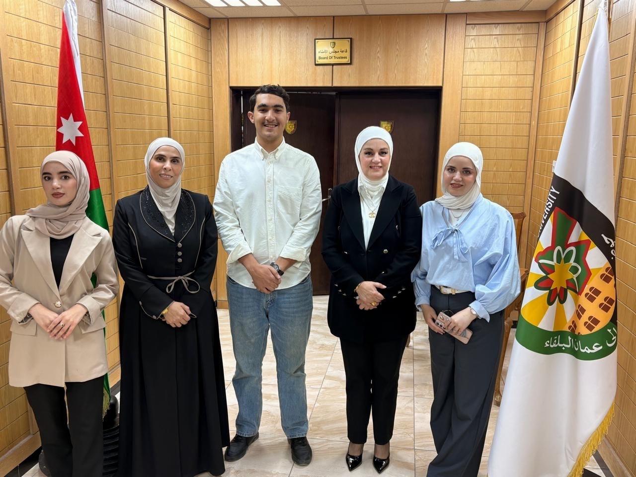 تأهل البلقاء التطبيقية للمشاركة في الملتقى الطلابي بعُمان